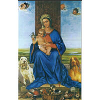 Madonna del Beccaccino: интервизуальность