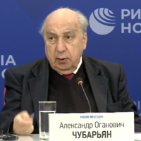 МИА "Россия сегодня":  Пресс-конференция с участием научного руководителя Института всеобщей истории РАН А.О. Чубарьяна
