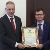 Старший научный сотрудник ИВИ РАН Борис Яблоков награжден грамотой Российского исторического общества